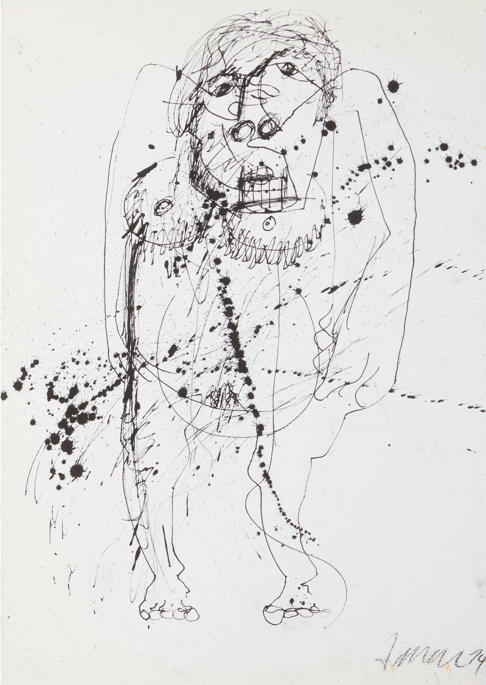 Joseph Amar (1954-2001) - Angry Woman, 1974