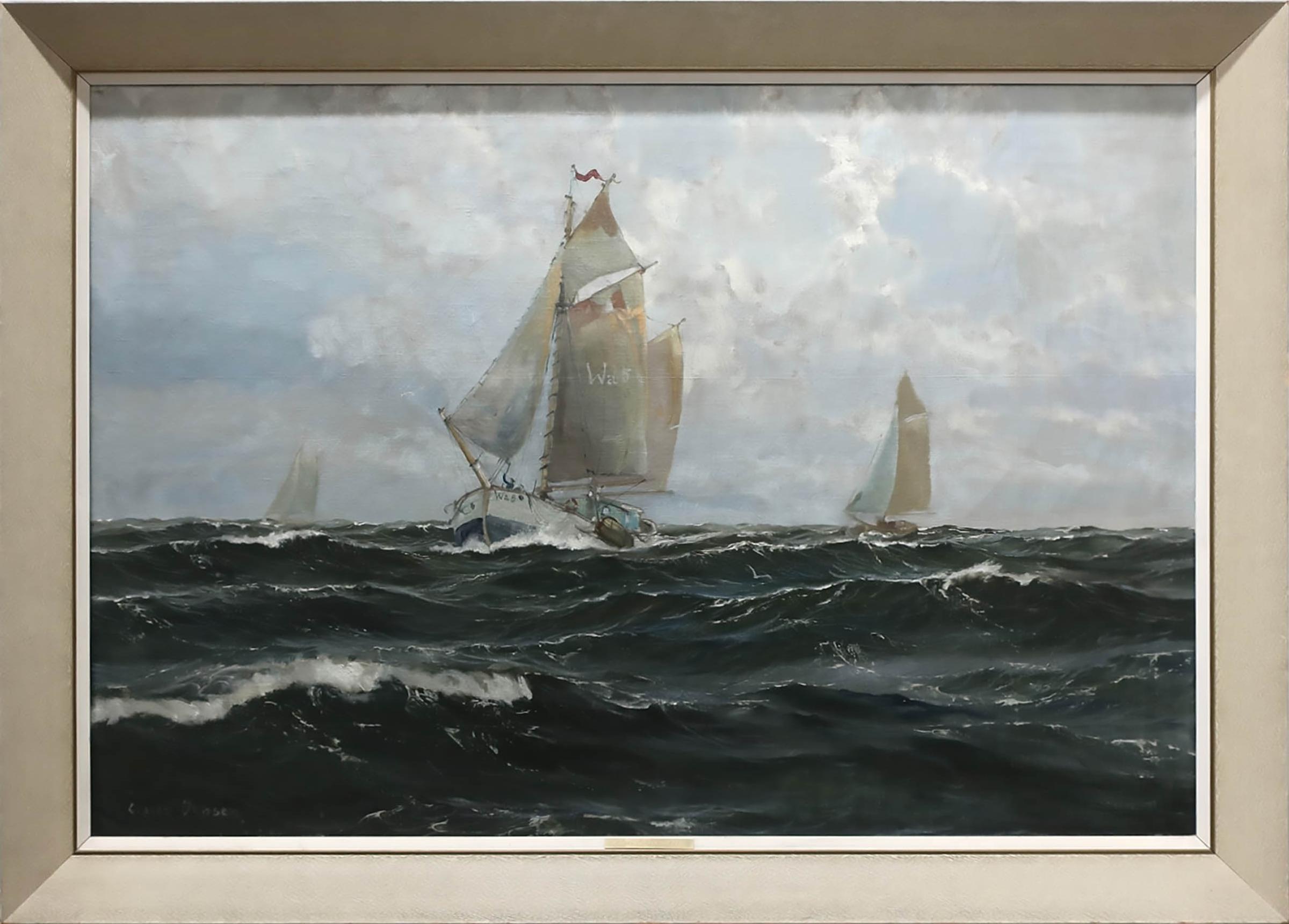 Claus Jensen - Untitled (Boats In Stormy Seas)