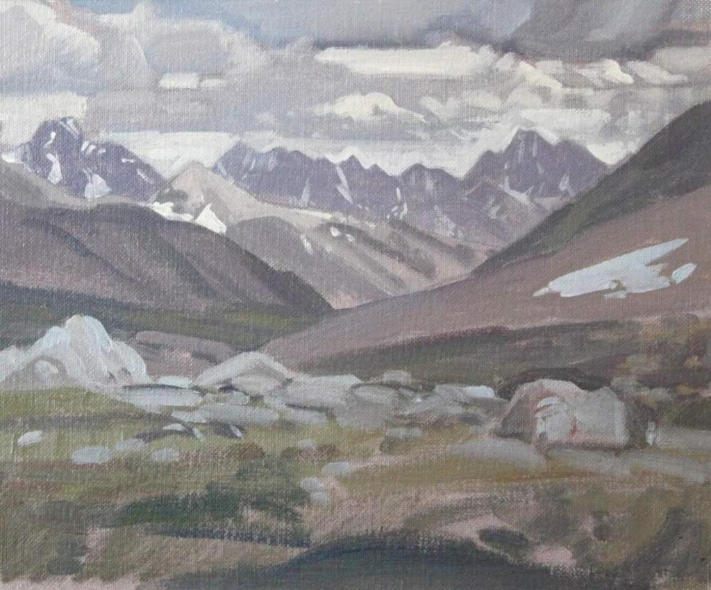Peter Maxwell Ewart (1918-2001) - Wonder Pass (Mt. Assiniboine Area)