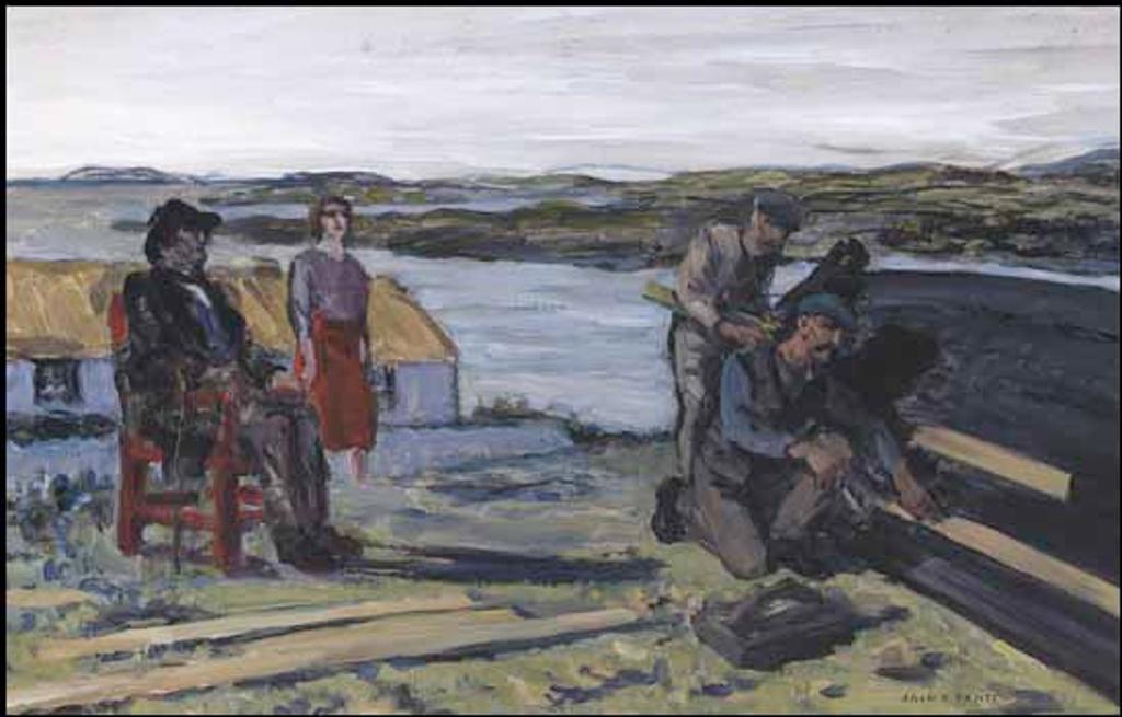 Jack Butler Yeats (1871-1957) - The Boat Builder