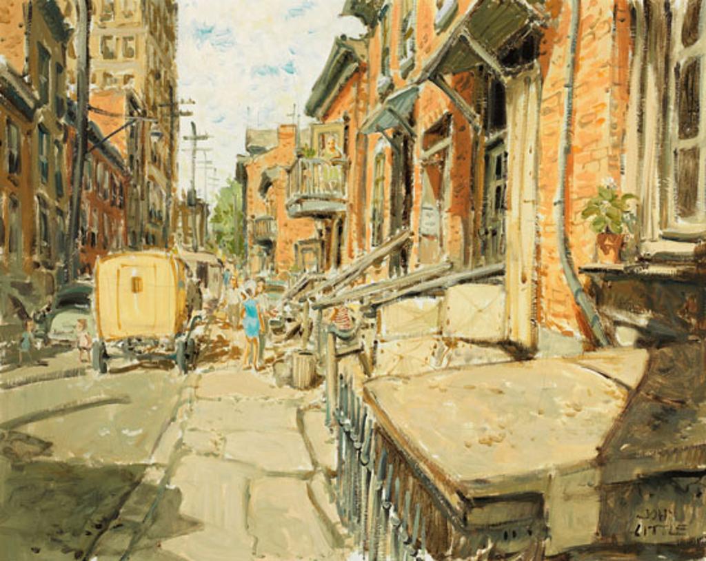 John Geoffrey Caruthers Little (1928-1984) - Old St. Dominique Street, Montreal