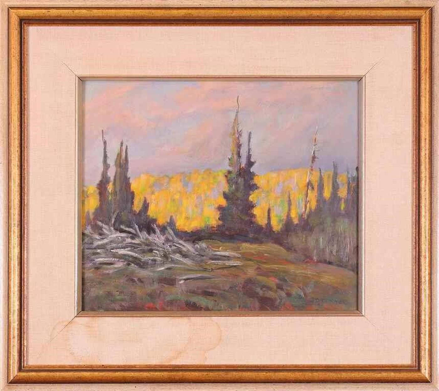 John Davenall Turner (1900-1980) - Deadfall Near Bragg Creek