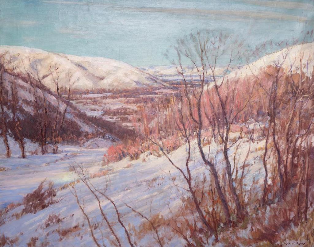 James Henderson (1871-1951) - Winter (in the Qu'Appelle Valley)