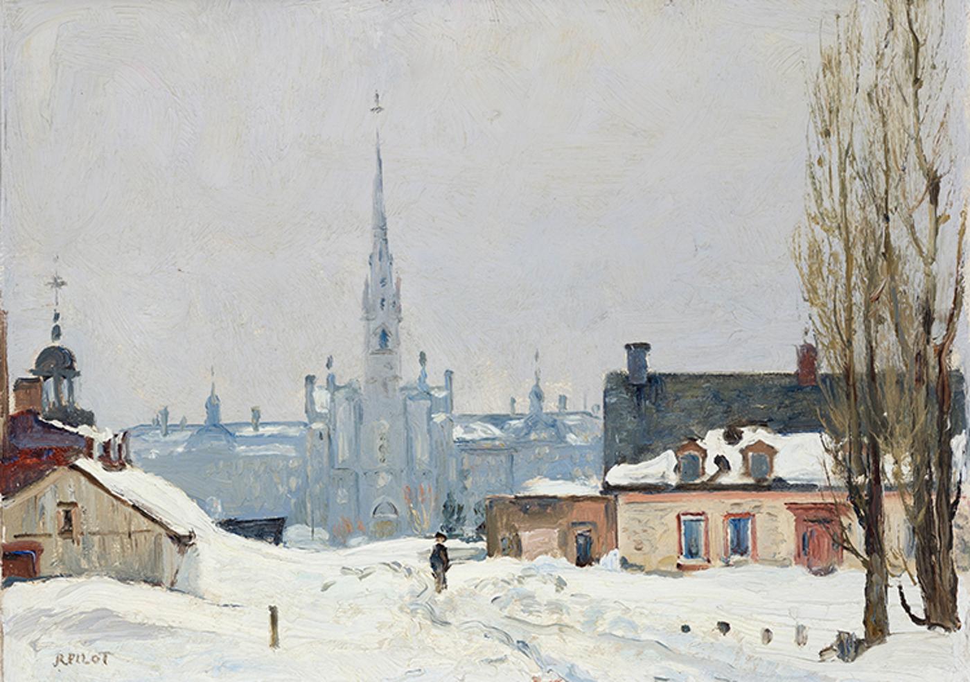 Robert Wakeham Pilot (1898-1967) - Church at Lévis, PQ