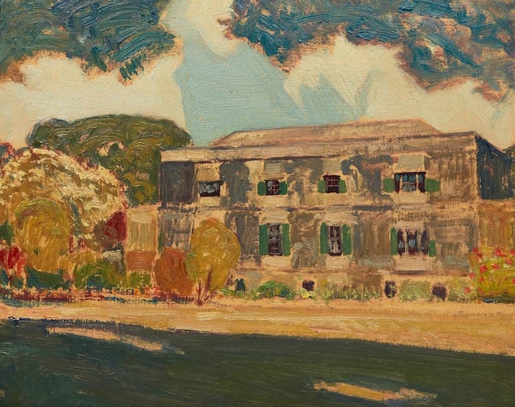 James Edward Hervey (J.E.H.) MacDonald (1873-1932) - Old House in Barbados