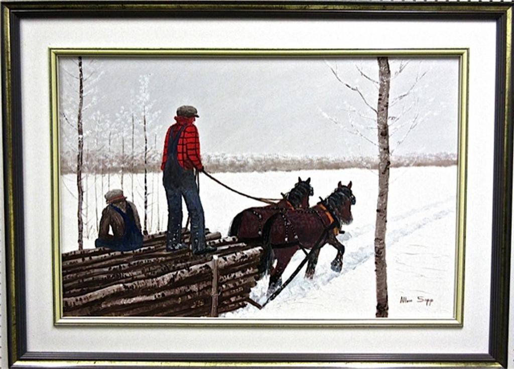 Allen Fredrick Sapp (1929-2015) - Almost Home With A Load Of Wood