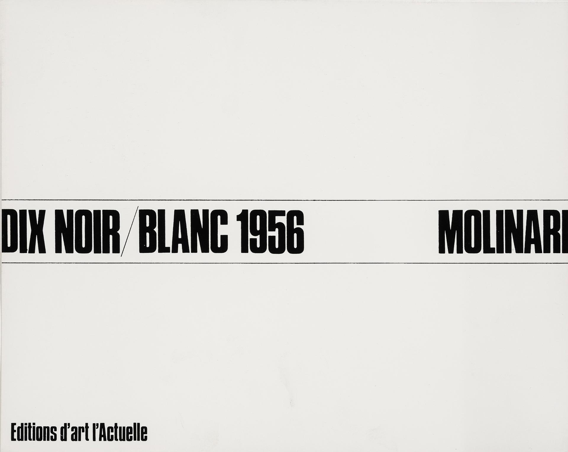 Guido Molinari (1933-2004) - 10 noir/blanc (corpus de 12 sérigraphies), 1956-1966