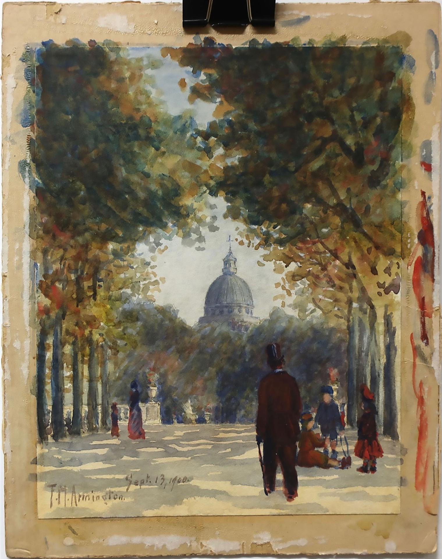 Franklin Milton Armington (1876-1941) - View Of Park Promenade