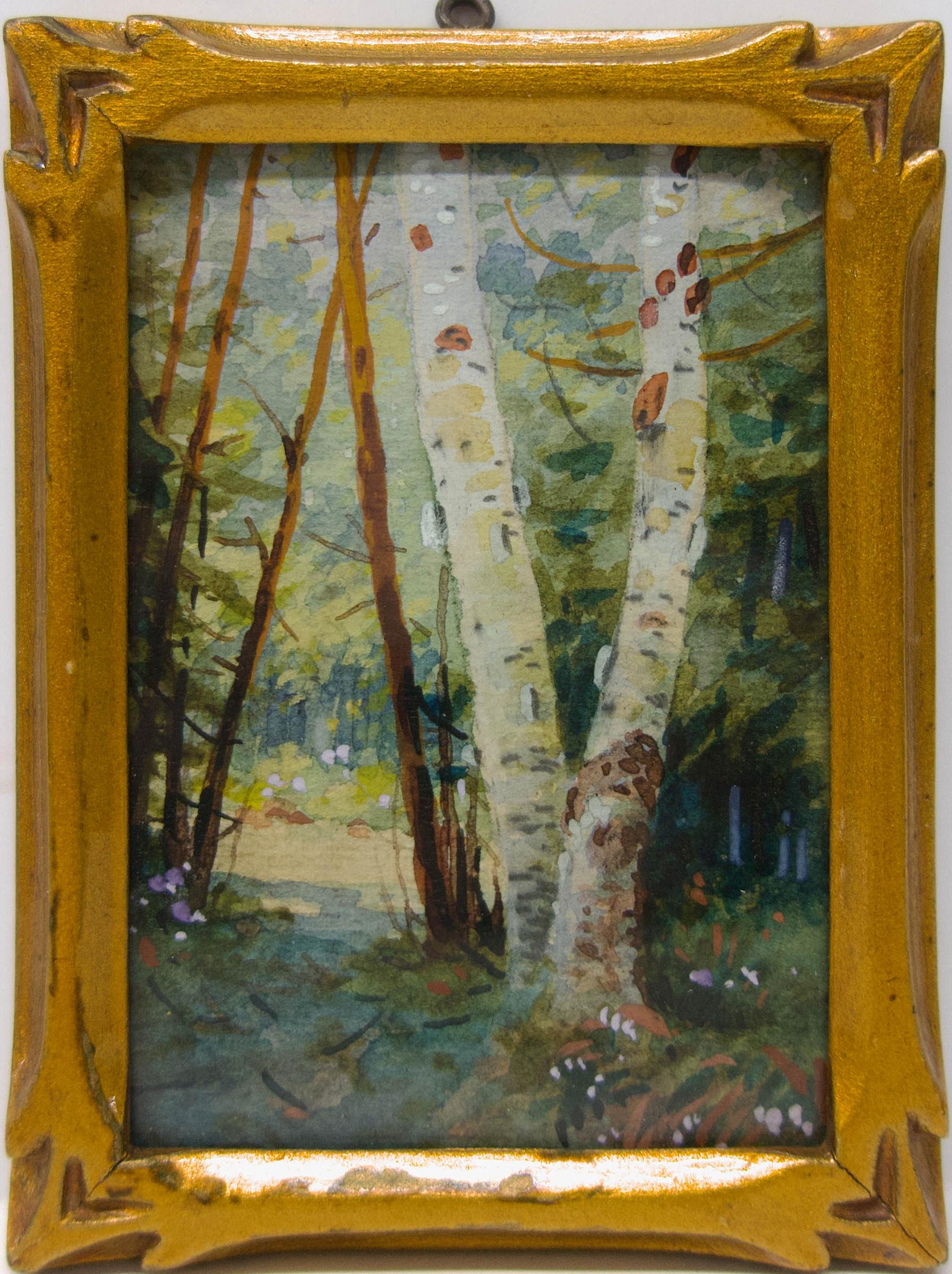 Willard Morse Mitchell (1879-1955) - Birch Sentinels