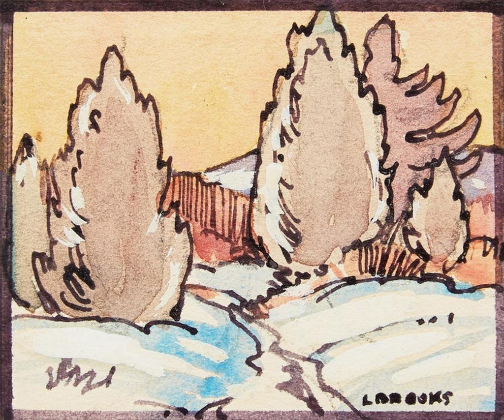 Frank Leonard Brooks (1911-1989) - Winter Landscape