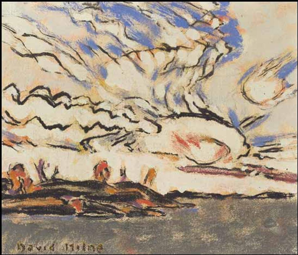 David Browne Milne (1882-1953) - Clouds, Blue Sky, Six Mile Lake, Muskoka, Ontario