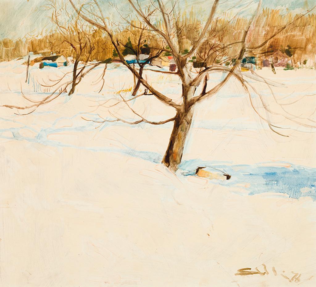 Arthur Shilling (1941-1986) - Snow Scene - Healing Tree
