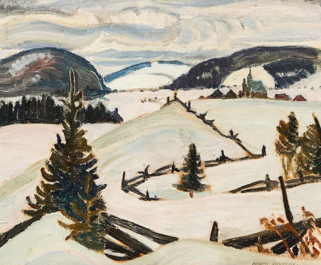 Naomi Jackson Groves (1910-2001) - Winter Landscape