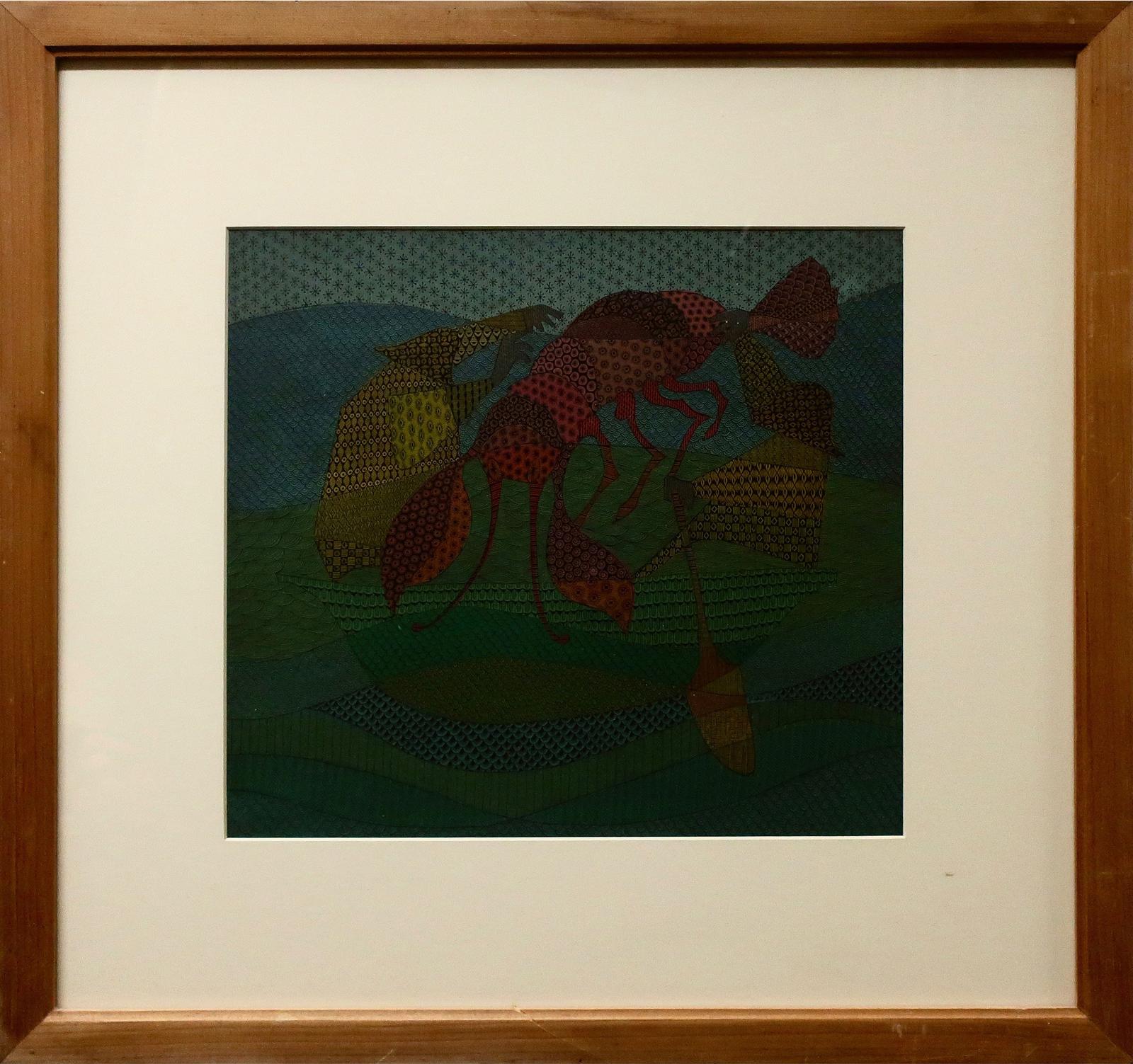 Anna P. Baker (1928-1985) - Untitled (The Great Lobster Catch)