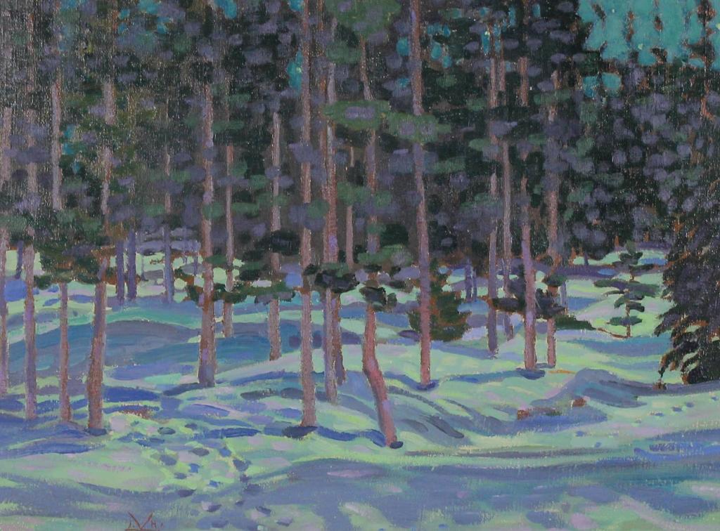 Illingworth Holey (Buck) Kerr (1905-1989) - Pine Grove, Moonlight