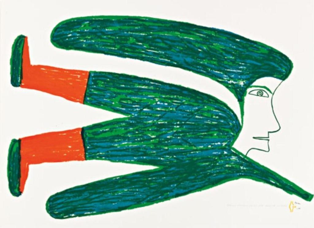 Jessie Oonark (1906-1985) - Flying Woman, 1978 #12
