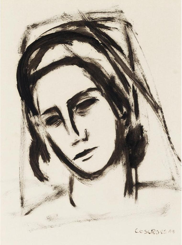 Stanley Morel Cosgrove (1911-2002) - Female Portrait
