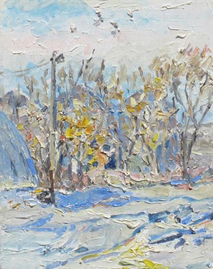 Dorothy Elsie Knowles (1927-2001) - Winter Landscape; 1988