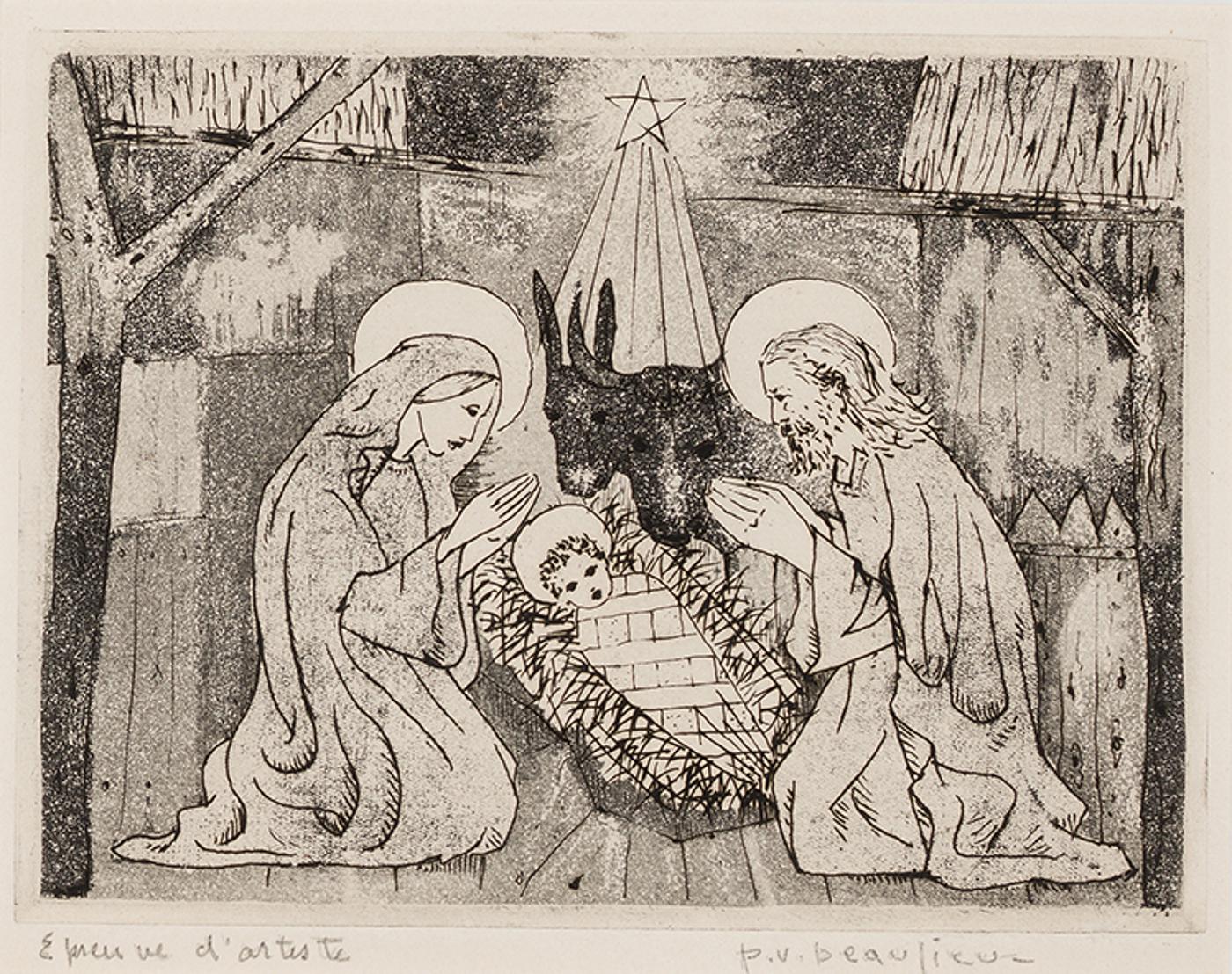 Paul Vanier Beaulieu (1910-1996) - Nativité