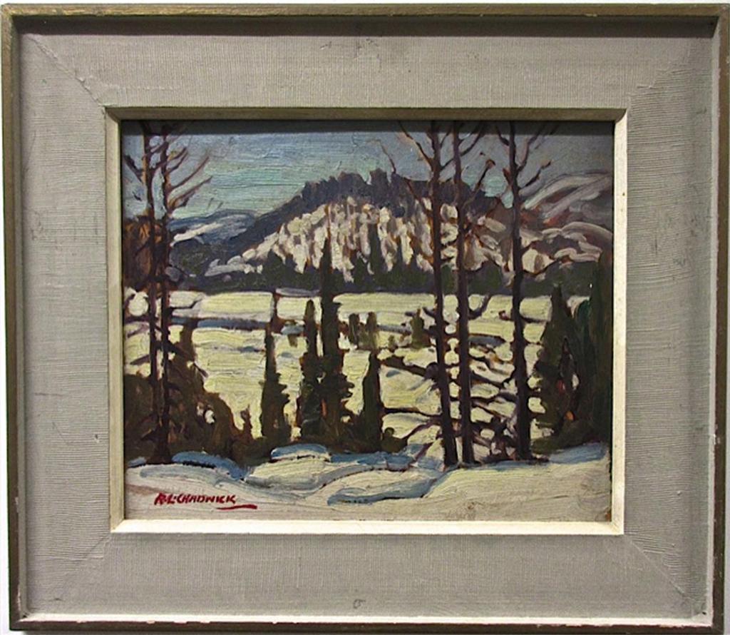 Robert Lee Chadwick (1905-1971) - Winter Scene