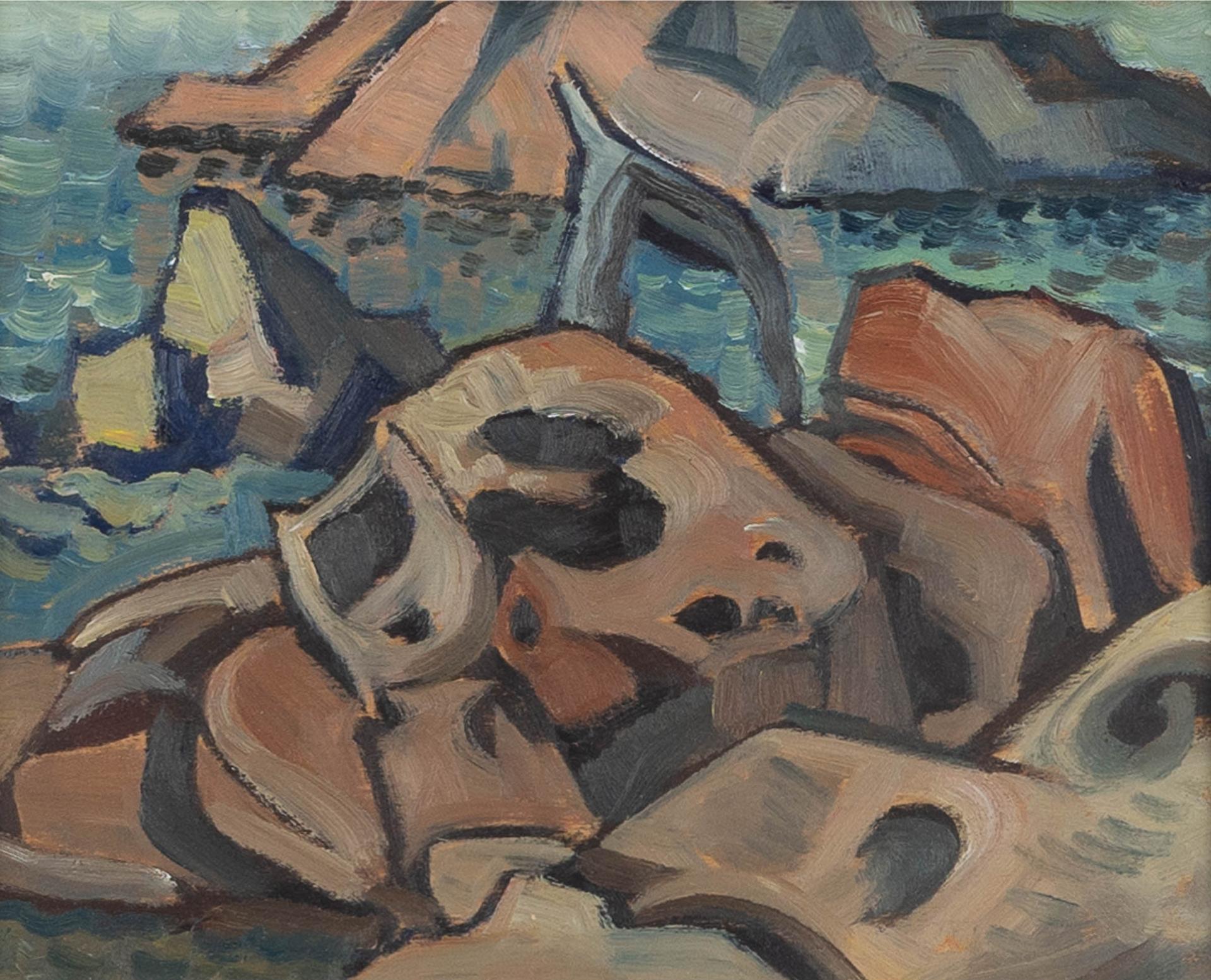 Henry George Glyde (1906-1998) - Untitled (Rocks)
