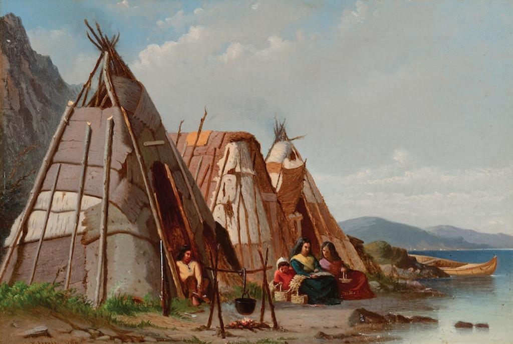 William Raphael (1833-1914) - Encampment by the River, 1871