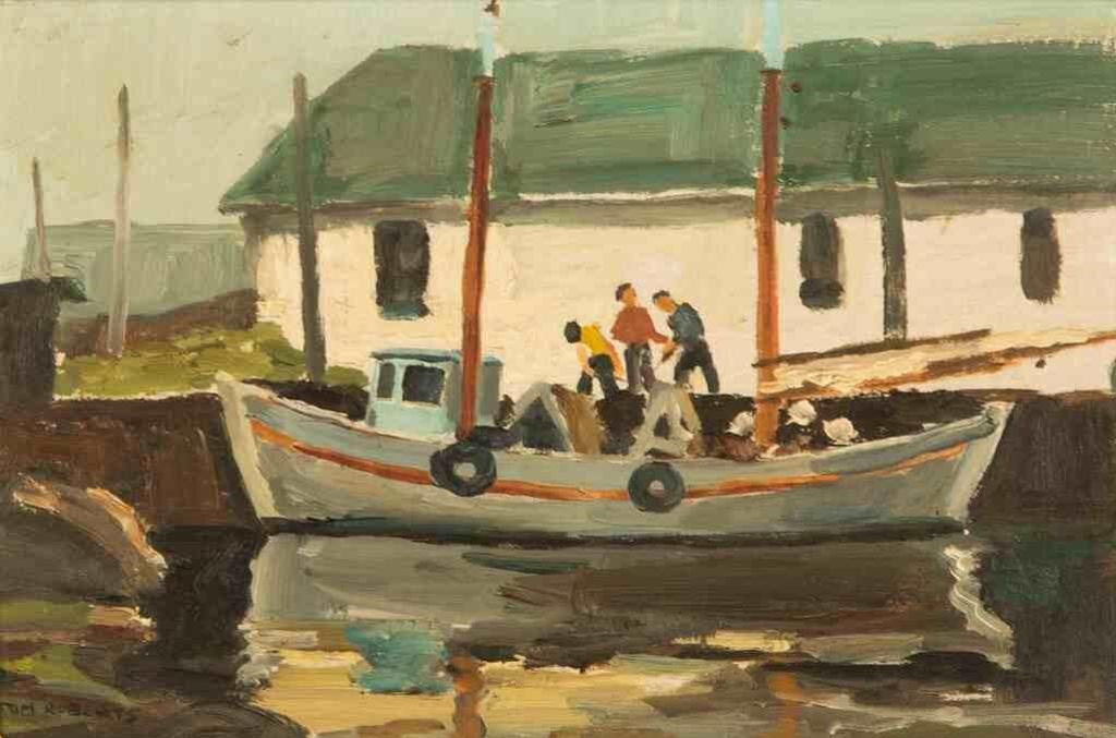 Thomas Keith (Tom) Roberts (1909-1998) - Untitled (Bringing in the Catch)