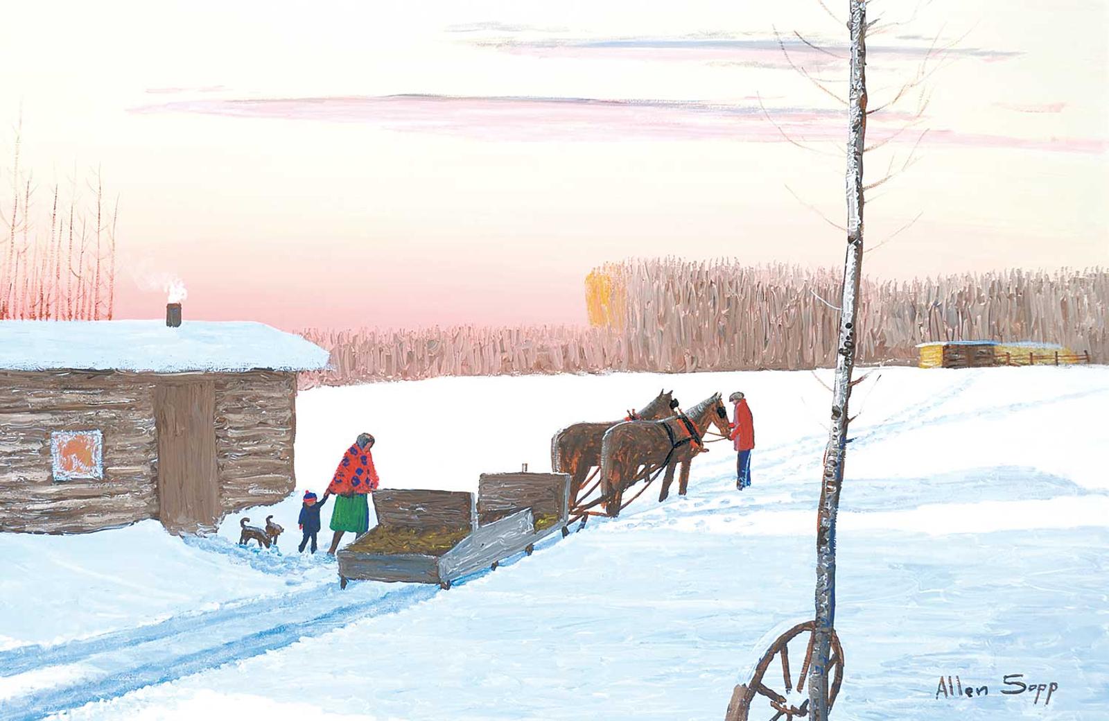 Allen Fredrick Sapp (1929-2015) - Going for Groceries at Red Pheasant Store