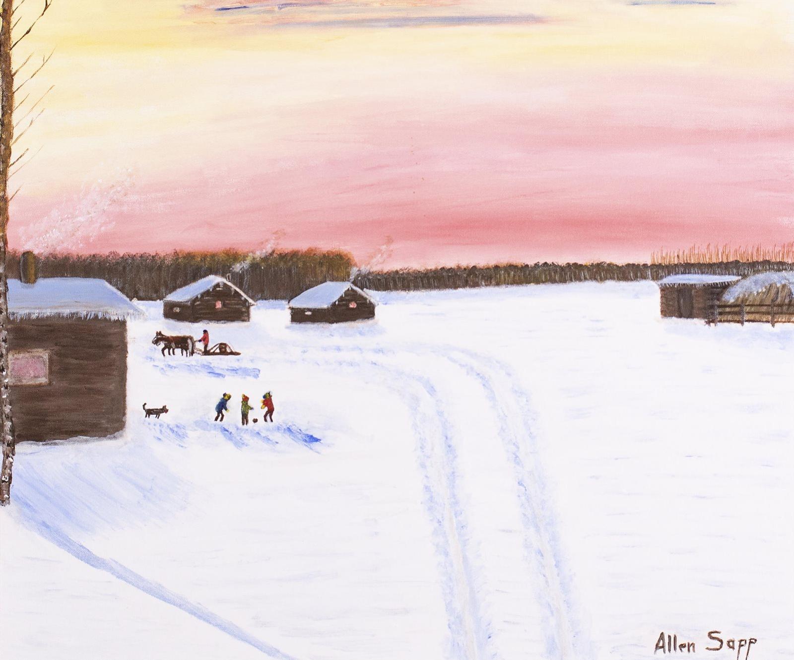 Allen Fredrick Sapp (1929-2015) - Just Getting Home Before Nightfall