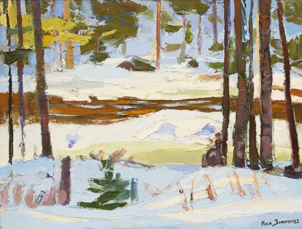 Ron Simpkins (1942-2008) - River Through the Trees