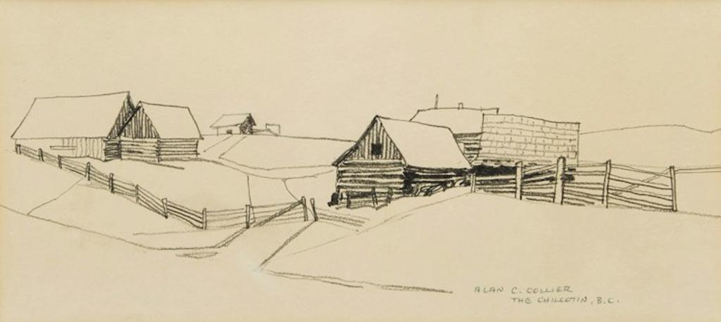 Alan Caswell Collier (1911-1990) - The Chilcotin Ranch, B.C.