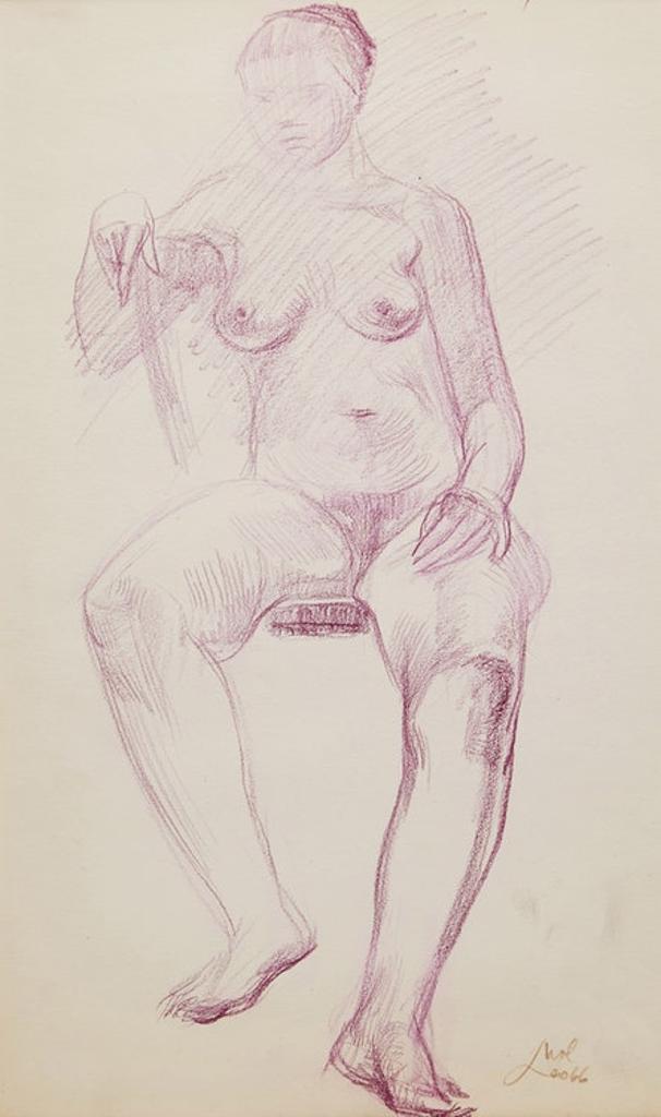 Leo Mol (1915-2009) - Seated Nude