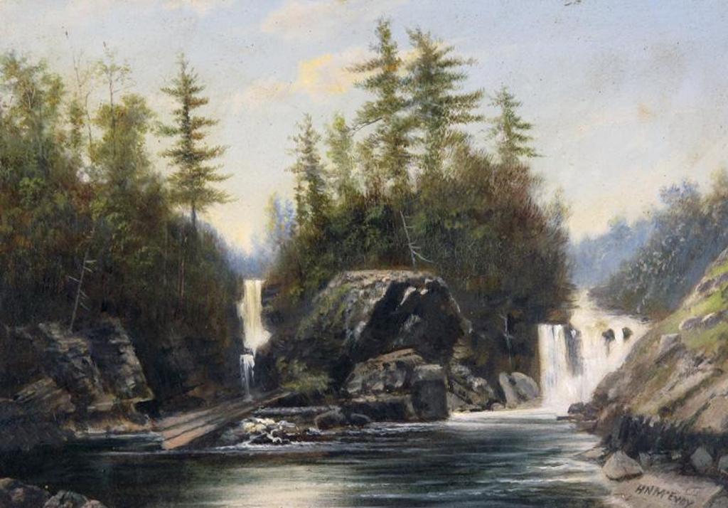 Henry Nesbitt [Harry] McEvoy (1828-1914) - Waterfalls; 1906