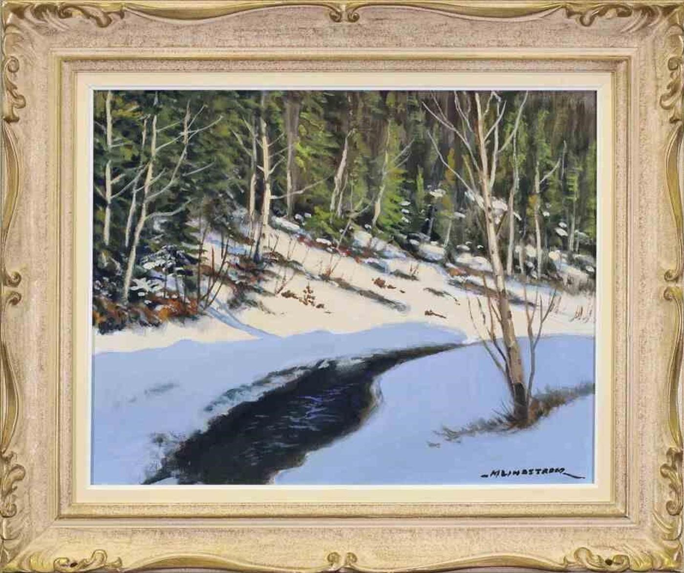 Matt Lindstrom (1890-1975) - Untitled, Winter Creek