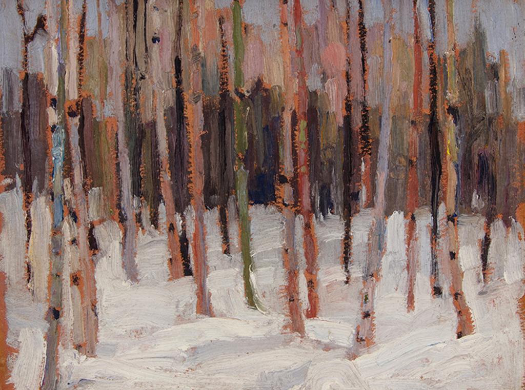 Franklin H. Carmichael (1898-1992) - Winter Birches