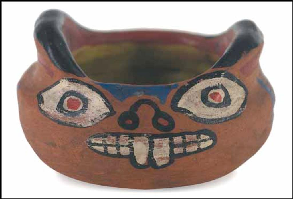 Emily Carr (1871-1945) - Klee Wyck Ceramic Bowl with Beaver Motif