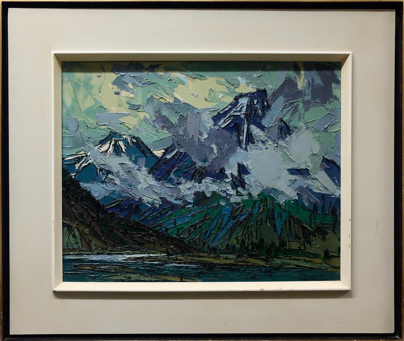Frederick Thomas Haig Chatfield (1921-1999) - Low Clouds - Rocky Mountains