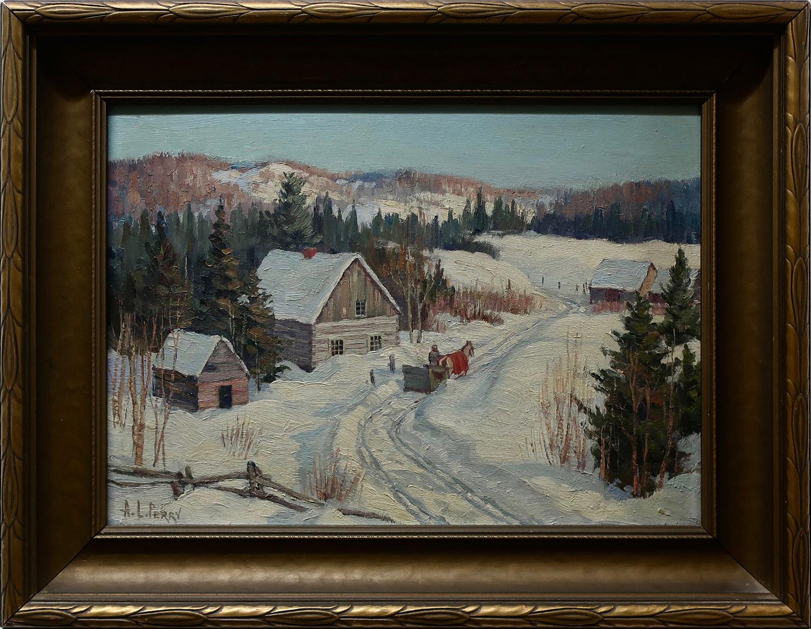 Alfred Leslie Perry (1896-1982) - Untitled (Homeward Bound, Quebec)