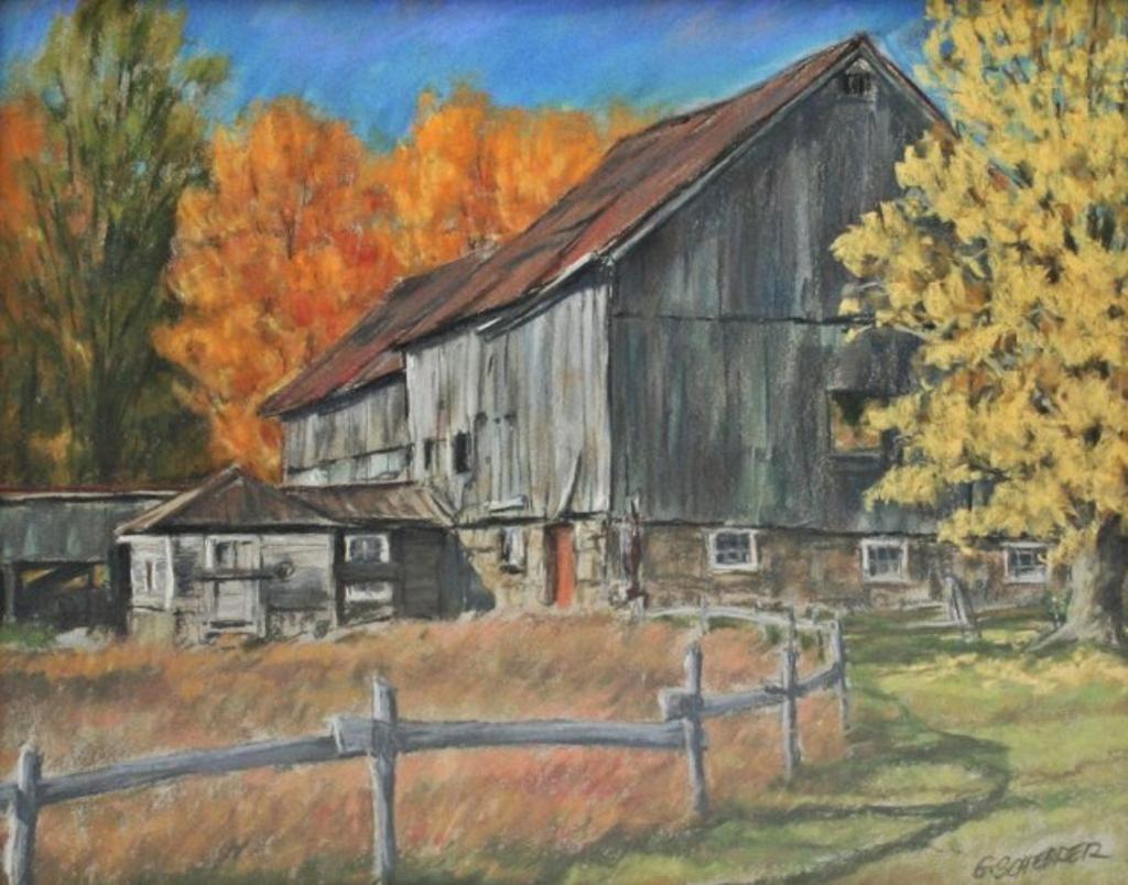 Gunter Scherrer - The Barn In Autumn