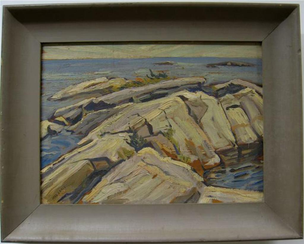 John Alexander Hall (1914-2002) - Reefs Off The Snakes Georgian Bay