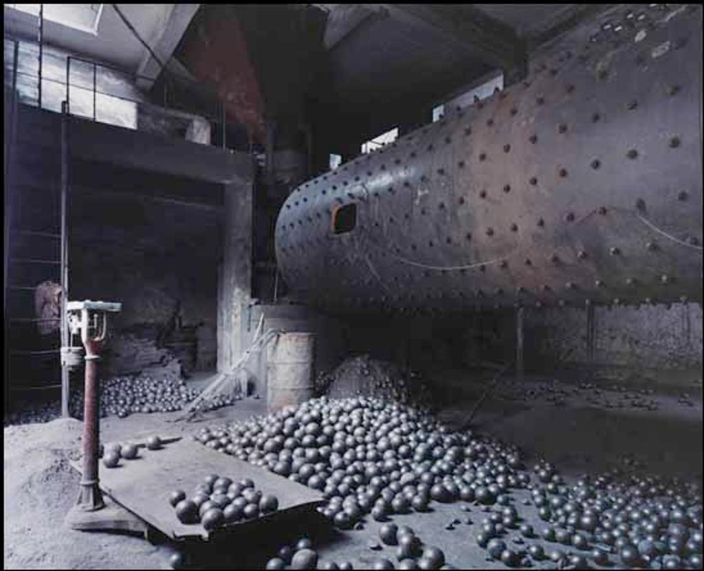 Edward Burtynsky (1955) - Wushan #6, Cement Plant, Yangtze River, China