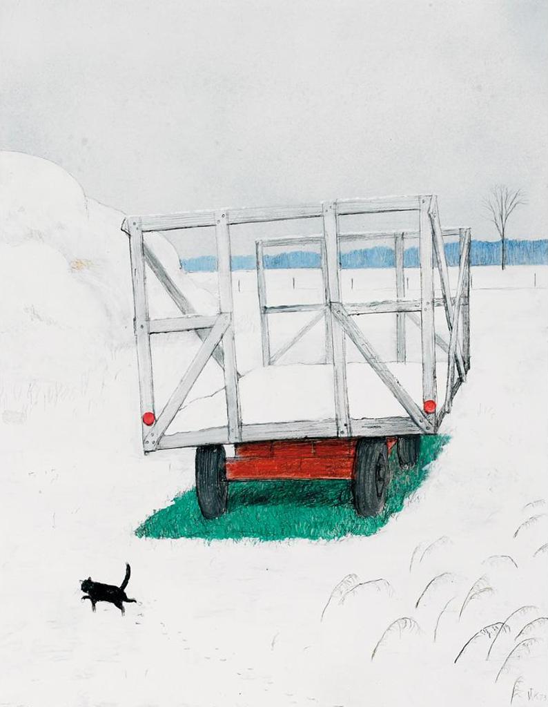 William Kurelek (1927-1977) - A Cat’S First Winter