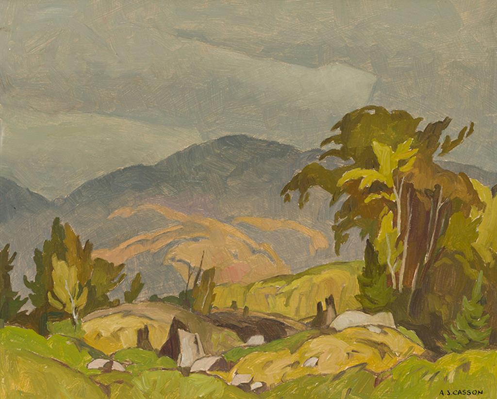 Alfred Joseph (A.J.) Casson (1898-1992) - Grey Autumn, Quebec