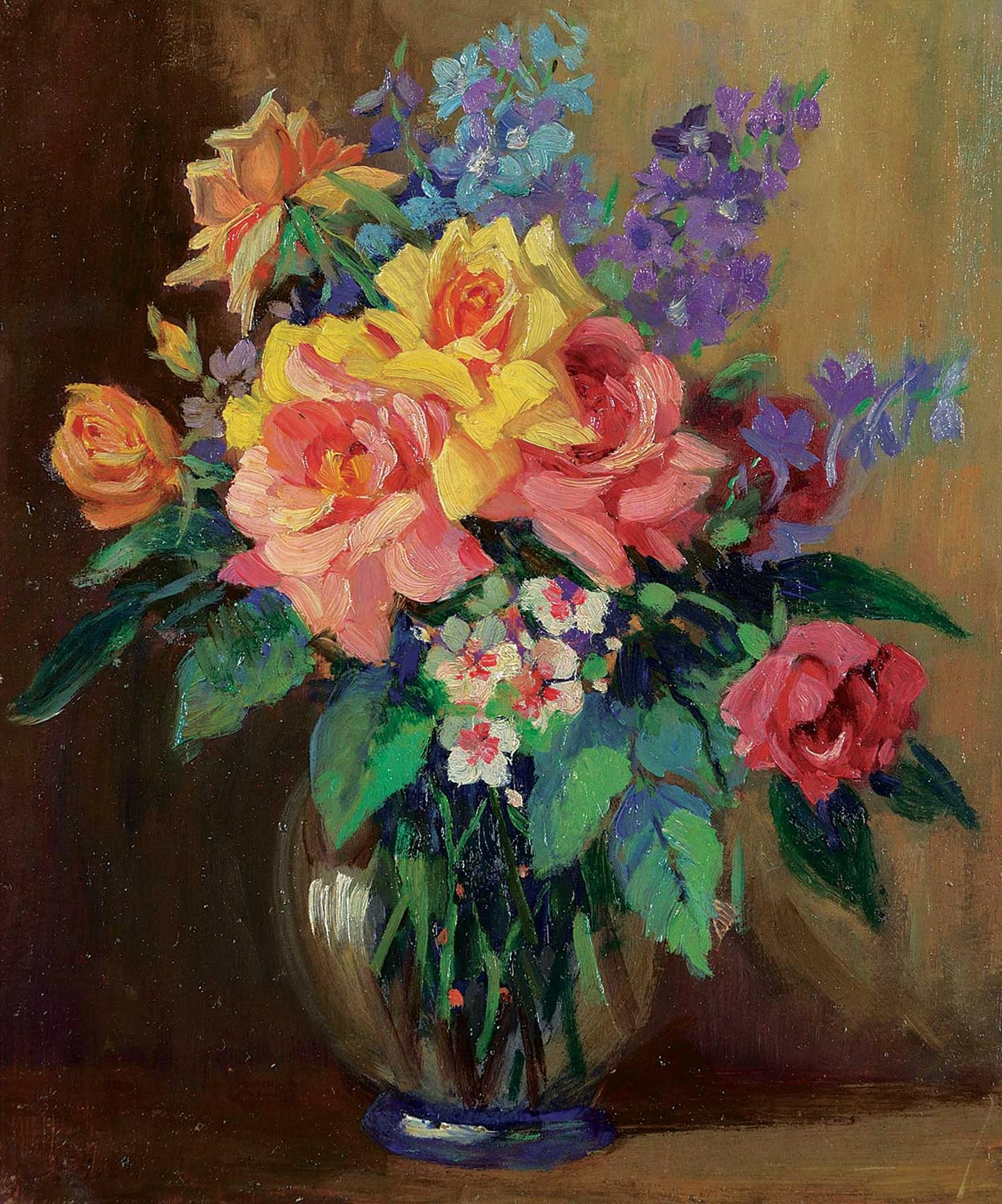 Emily Louise (Orr) Elliott (1867-1952) - Untitled - Floral Still Life