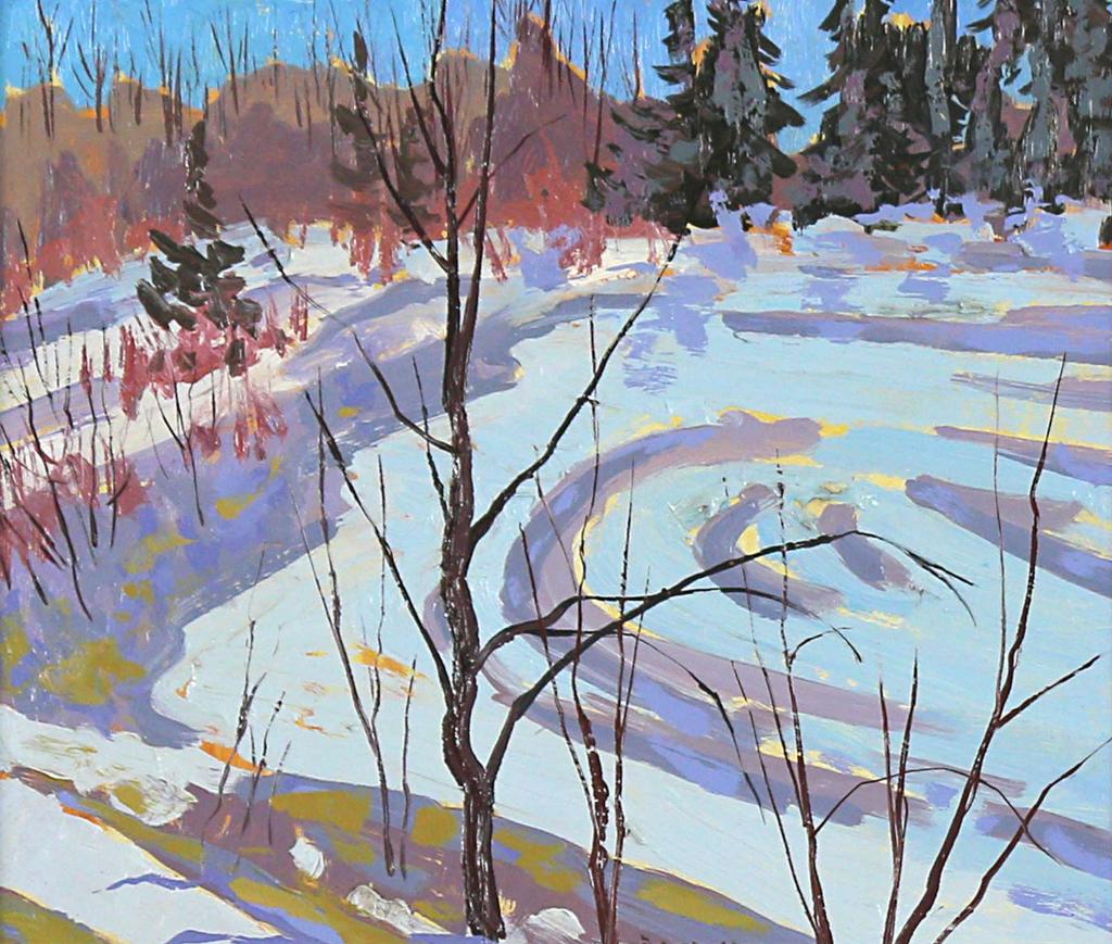Arthur George Lloy (1929-1986) - Frozen Pond; 1986