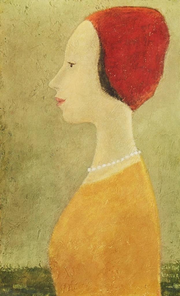 Jean Paul Lemieux (1904-1990) - Portrait d'une jeune fille