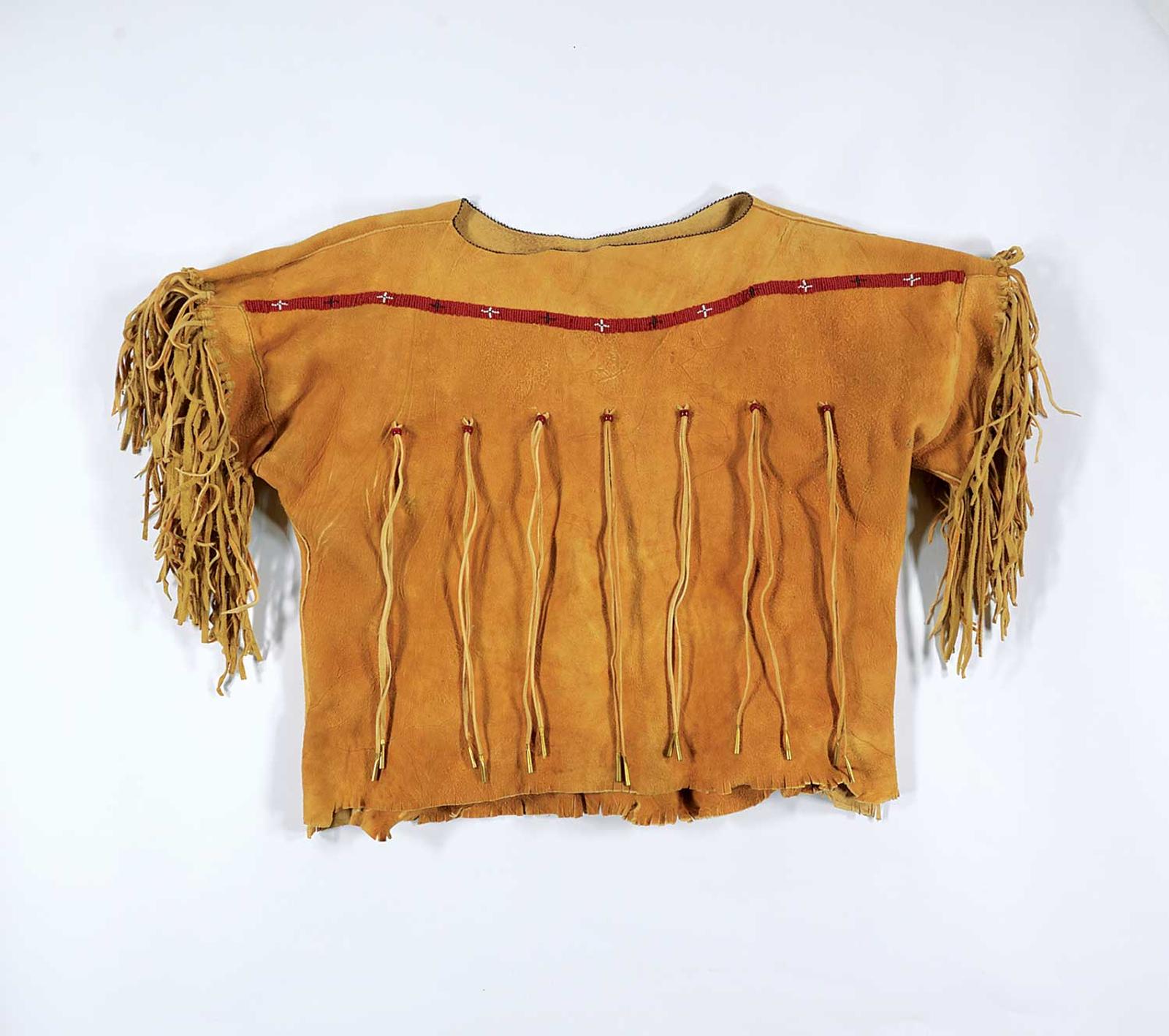 First Nations Basket School - Women's Beaded Tassel Top