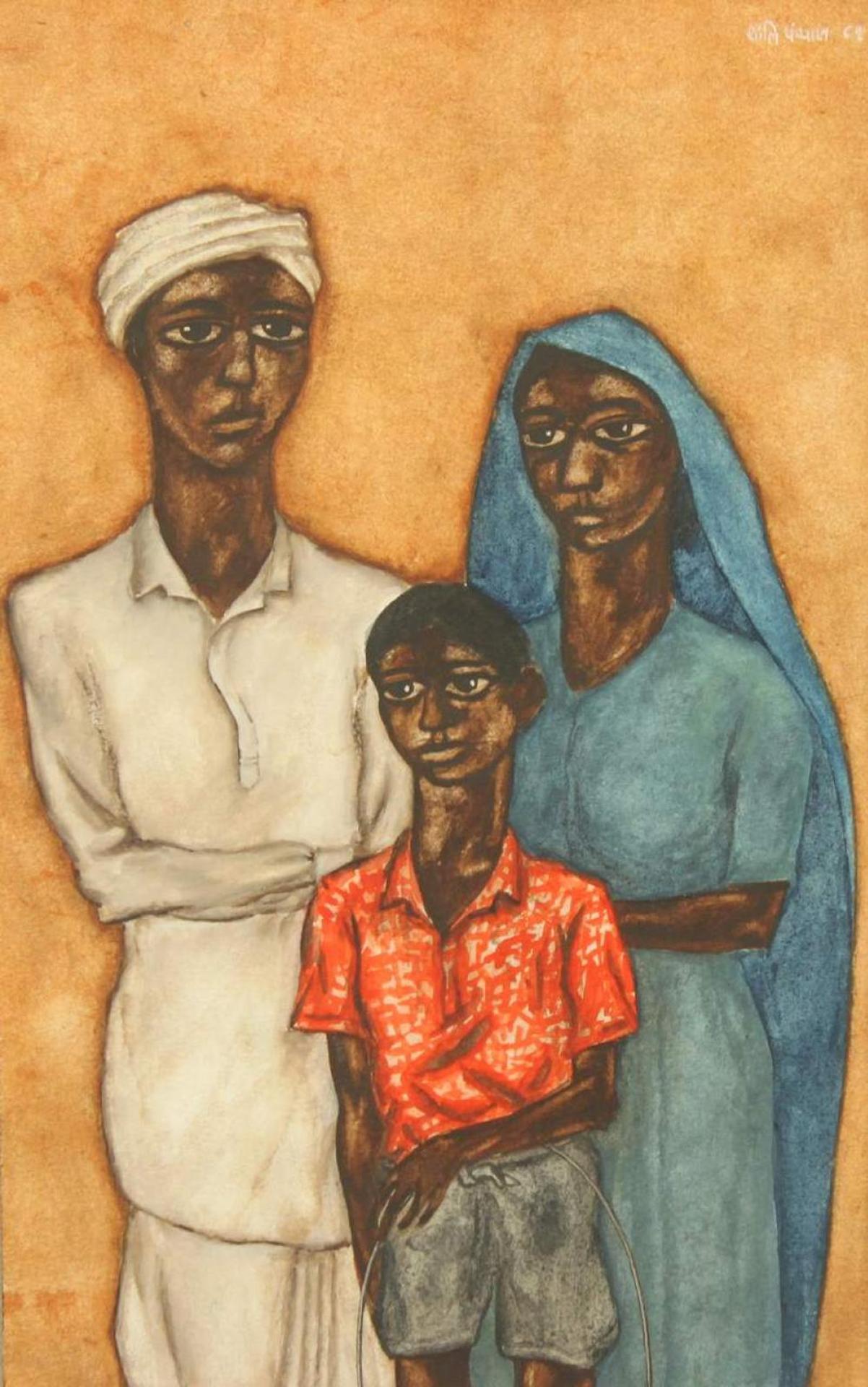 Shanti Panchal (1951) - Village Family