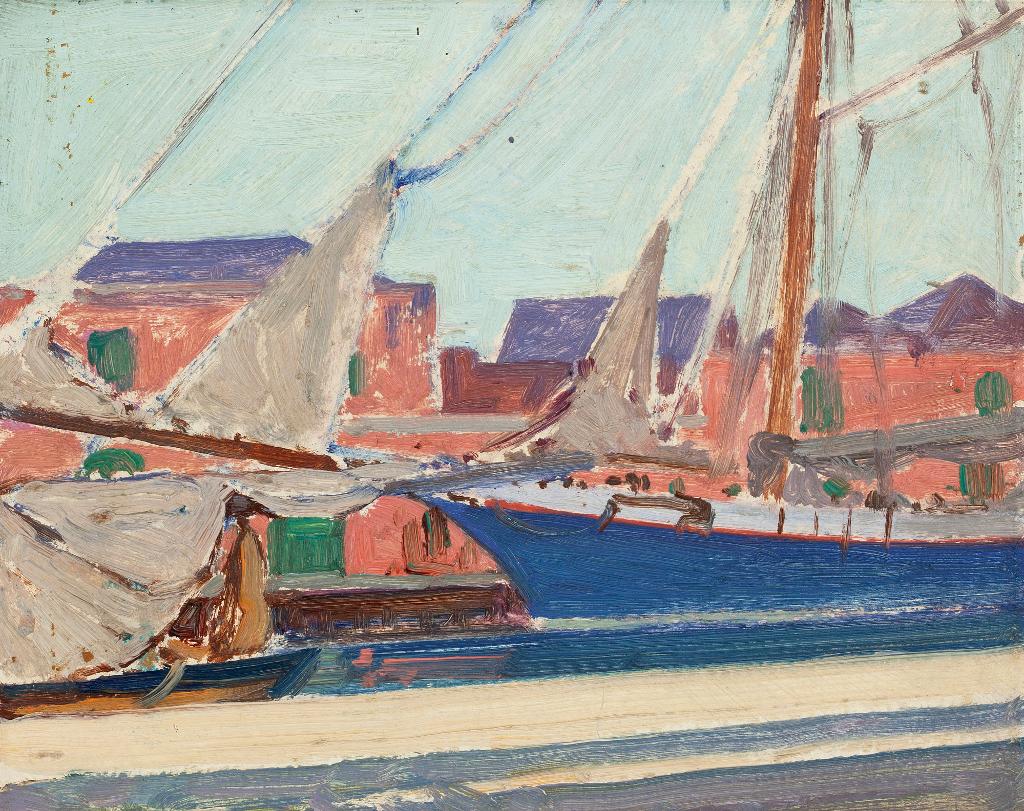 James Edward Hervey (J.E.H.) MacDonald (1873-1932) - The Docks, Barbados