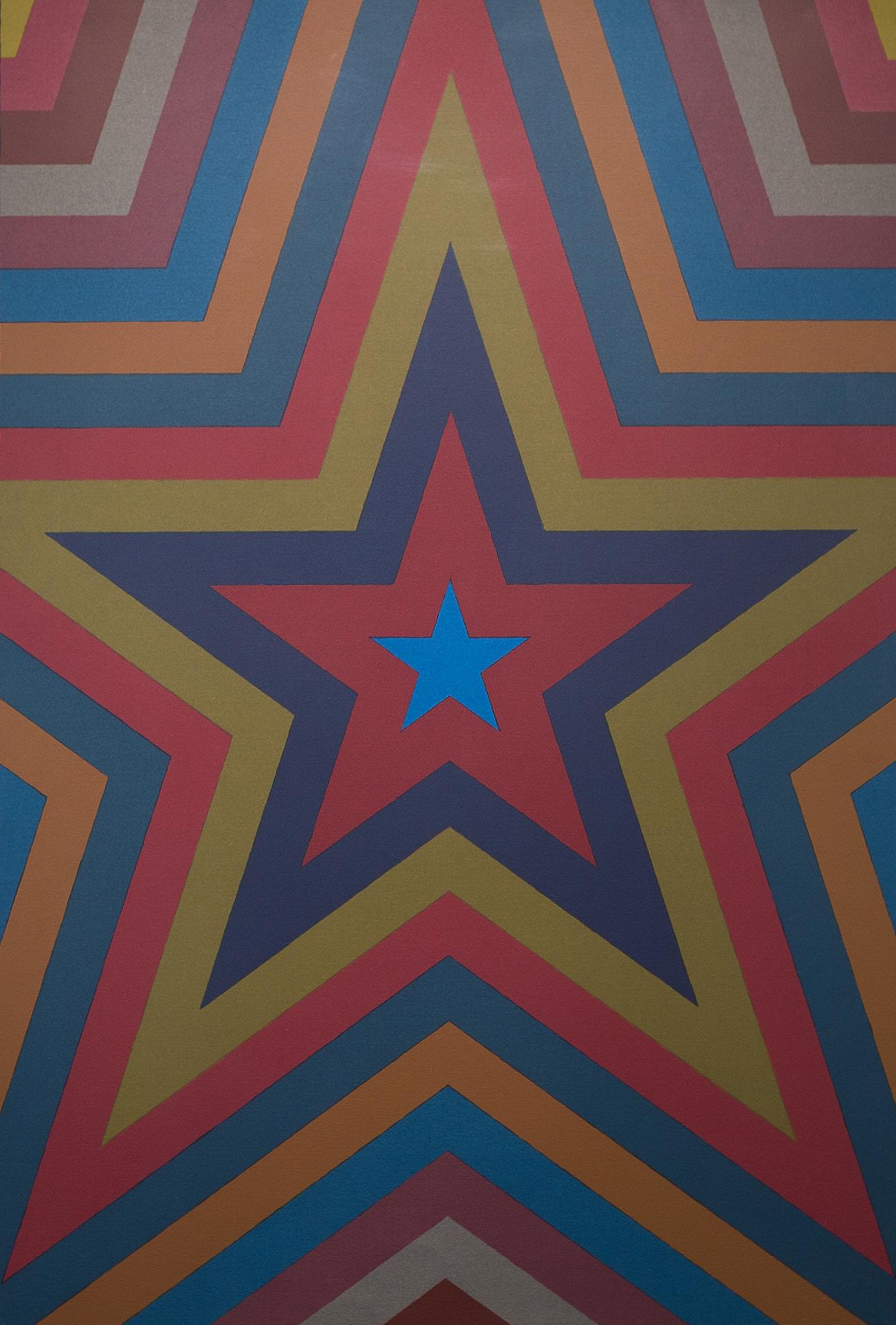 Sol Lewitt (1928-2007) - Five Pointed Star with Color Bands, 1992